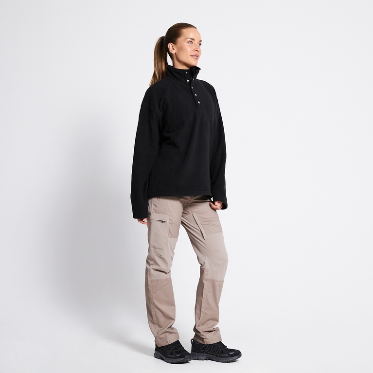 Fleece sweater "Fleece" Black-Black